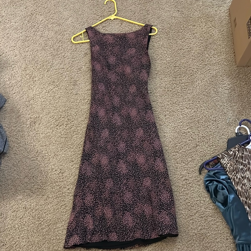 Pink and Black Dress